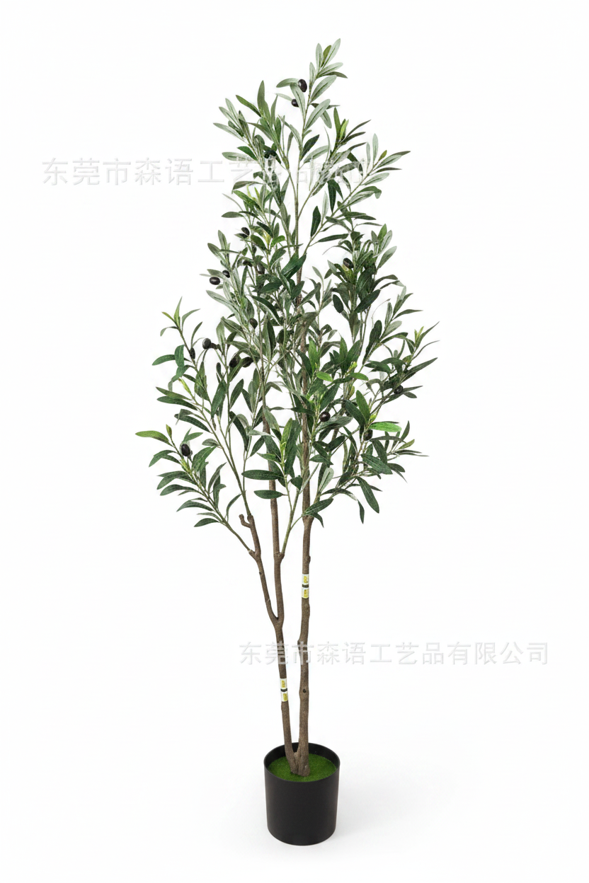 6ft Artificial Olive Tree professional product photo
